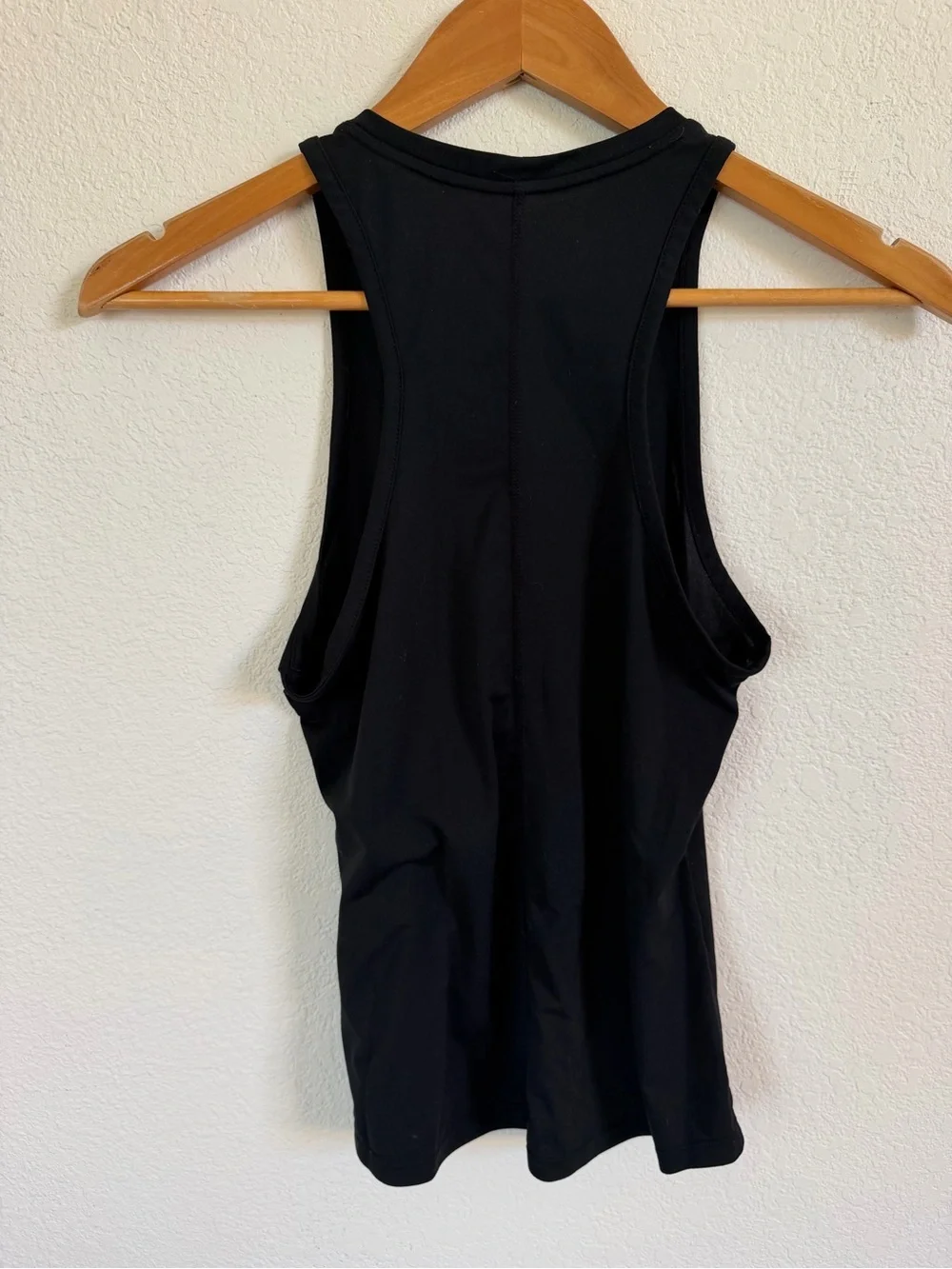 Nike Black Tank Top with White Swoosh Logo